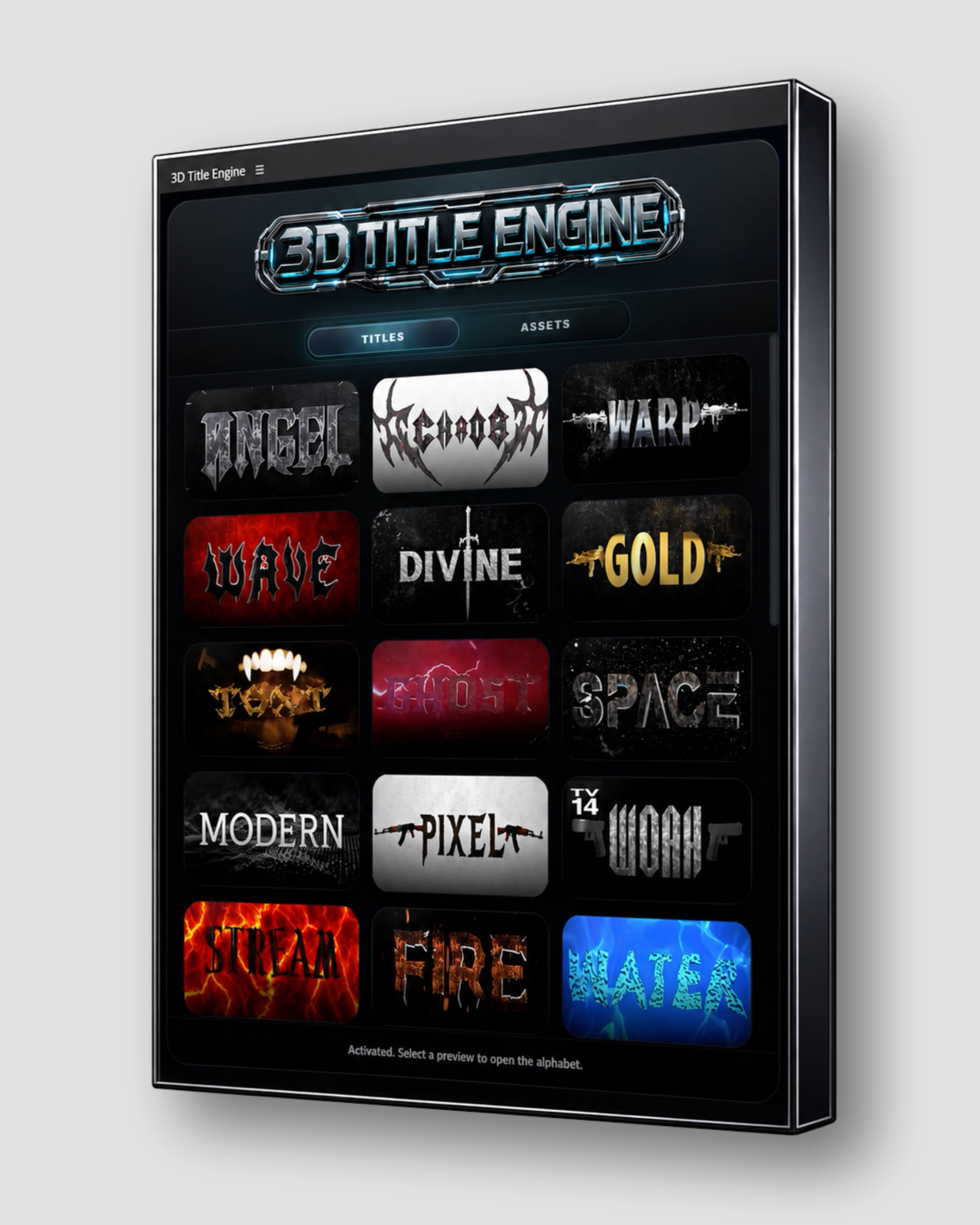 3D Title Engine